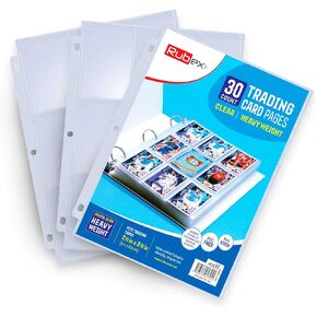 540 Pocket Baseball Card Sleeves - Trading Card Sleeve - Card Sleeves for Baseball Cards Pokemon Cards Sports Cards Soccer Cards Football Cards 9-Pocket Plastic Card Protectors Fit 3 Ring Binder