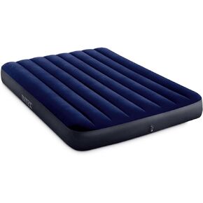 Intex 75 x 39 x 10 Inch Dura-Beam Fiber-Tech Vinyl Standard Downy Air Mattress with Plush Top and 2-in-1 Valve, Twin (Pump Not Included)