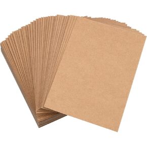 200 Sheets Chipboard 5 x 7 Inch, 40pt (Point) Medium Weight Chipboard .04 Caliper Thickness for Crafts, Scrapbooking, Backing
