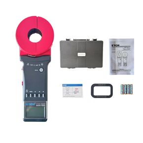 ETCR2100A+ Ground Resistance Meter Earth Resistance Tester Clamp Earth Resistance Measurement 0.010Ω~200Ω Double Insulation