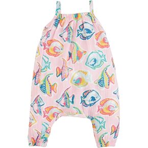 Mud Pie baby-girls Baby Girl Rainbow Fish Longall Baby Girl Rainbow Fish Longall;