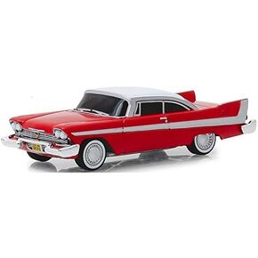 Greenlight 44840-B Hollywood Series 24 Christine 1958 Plymouth Fury Evil Version with Blacked Out Windows 1/64 Scale