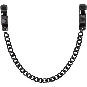 Body Chain with Clamps Stainless Steel Adjustable Body Ring Body Clip Non-Piercing Body Clamp for Women Faux Body Jewelry