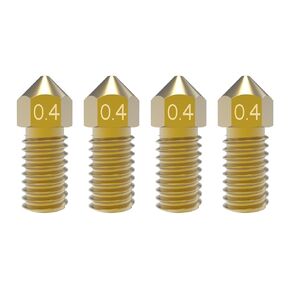 3D Printer Nozzles 12 pcs M5 Nozzle, Park Sung Brass Nozzles with High Temperature Resistance Upgraded Fully Fit for AnkerMake M5/M5C Ender 3 V2 Ender 3/3 pro, 0.2mm, 0.4mm, 0.6mm, 0.8mm Nozzle Kit