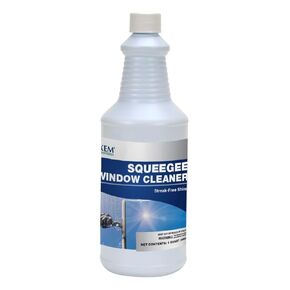 3480 Squeegee Concentrated Non-Streak Window Cleaning Solution For The Professional and Homeowner - 32oz