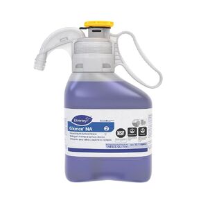 GLANCE 101106662 Non-Ammoniated Glass & Multi-Surface Cleaner, for Streak Free Windows, SmartDose Concentrate, 1.4-Liter (Pack of 2)