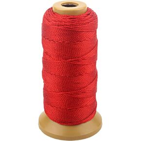 656 Feet Twisted Nylon Line Twine String Cord for Gardening Marking DIY Projects Crafting Masonry (Army Green, 1mm-656 feet)