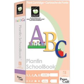 Plantin Schoolbook Cricut Cartridge