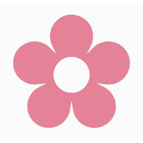 2 x Bumper Sticker, Car Fuel Tank Cap Sticker, Flower Decal, Car Decal for Women, Floral Stickers, Car Stickers, Car Decal, Flower Stickers, Vinyl Decals, New Car Decor (Pink)