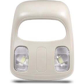 غطاء وحدة التحكم العلوية متوافق مع 2002-2010 دودج رام 1500 2500 3500 4500 5500 تان علوي داخلي قبة خريطة مصباح LED يستبدل 1DK78BD1AA in Kuwait