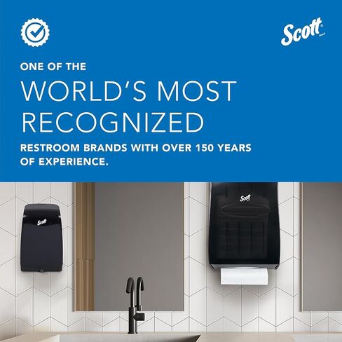 موزع العناية بالبشرة اليدوي Scott® Essential™ (92145)، أسود، 4.85 بوصة × 8.36 بوصة × 5.43 بوصة (الكمية 1) in Kuwait