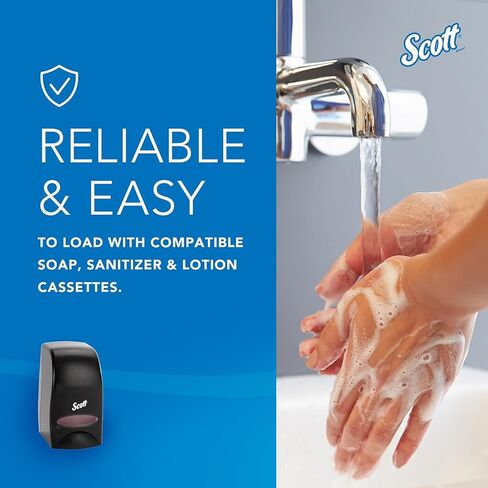 موزع العناية بالبشرة اليدوي Scott® Essential™ (92145)، أسود، 4.85 بوصة × 8.36 بوصة × 5.43 بوصة (الكمية 1) in Kuwait