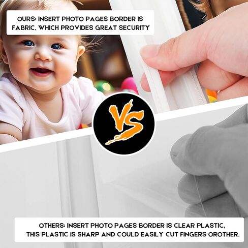 Baby Photo Book Holds 21 4x6 Photos, My First Photo Book for Baby or Toddlers, Love" Baby Photo Album Soft Cloth Family Book, Cute Book Gift for Babies Shower Newborns Family Photos (Pink) in Kuwait