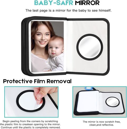 Baby Photo Book Holds 21 4x6 Photos, My First Photo Book for Baby or Toddlers, Love" Baby Photo Album Soft Cloth Family Book, Cute Book Gift for Babies Shower Newborns Family Photos (Pink) in Kuwait