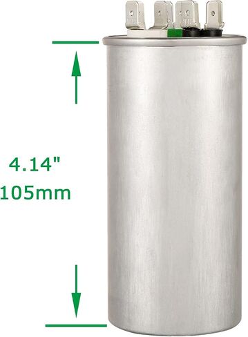 35+5 MFD 35/5 uF 370 or 440 Volt CBB65B Capacitor for AC Motor Run，Condenser Straight Cool，Heat Pump， Air Conditioner，HVAC Capacitor in Saudi Arabia