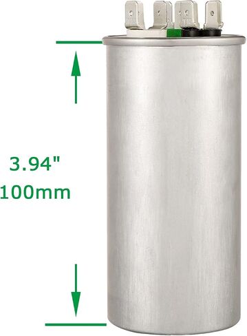 35+5 MFD 35/5 uF 370 or 440 Volt CBB65B Capacitor for AC Motor Run，Condenser Straight Cool，Heat Pump， Air Conditioner，HVAC Capacitor in Saudi Arabia