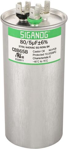 35+5 MFD 35/5 uF 370 or 440 Volt CBB65B Capacitor for AC Motor Run，Condenser Straight Cool，Heat Pump， Air Conditioner，HVAC Capacitor in Saudi Arabia