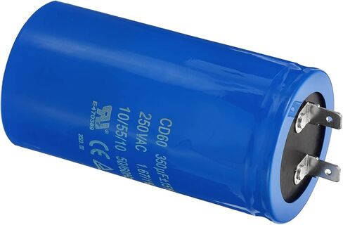 مكثف تشغيل PATIKIL CD60، 300 فائق التوهج/MFD 250VAC 15% تسامح 50/60 هرتز مكثف بدء تشغيل المحرك لمحرك ضاغط الهواء يبدأ في التشغيل in Saudi Arabia