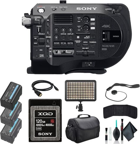 Sony PXW-FS7M2 XDCAM Super 35 Camera System PXW-FS7M2, 120GB Memory Card, 2 x BP-U35 Battery, Bag, LED Light, Memory Card Wallet, Cap Keeper, Cleaning Kit, HDMI Cable in Kuwait