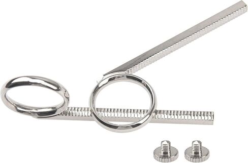 2Set Yootones Trumpet Slide Finger Ring with Fix Screw Kit Compatible with Trumpet Repairing Accessories (Silver) in Saudi Arabia