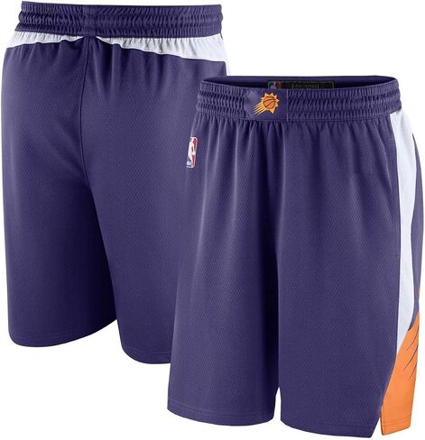 شورت Phoenix Suns NBA Kids Youth 8-20 Icon Edition باللون الأرجواني في الملعب Swingman Performance in Saudi Arabia