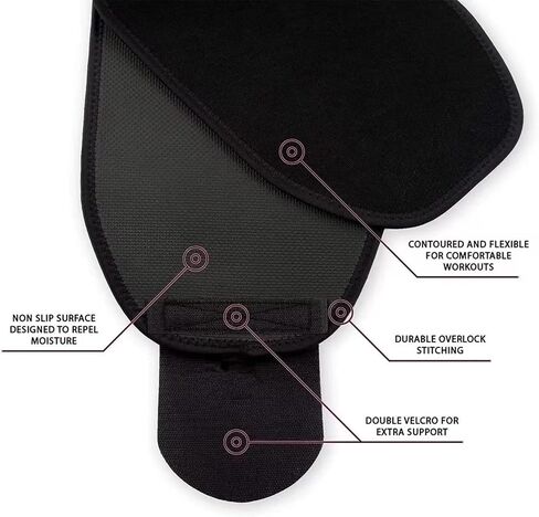 Waist Trimmer for Women & Men, Neoprene Sports Sweat Band Waist Trainer Sauna Belt Band Belly Stomach Wrap for Weight Loss Workout Black in Saudi Arabia