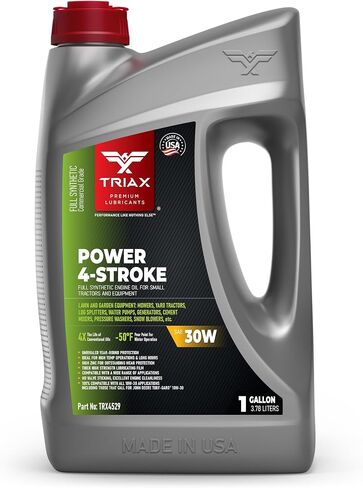 TRIAX Power 4-Stroke 30W Full Synthetic, 4 Stroke Full Synthetic Small Engine Oil, Garden Tractors and Other Power Equipment (1 Gallon) in Saudi Arabia