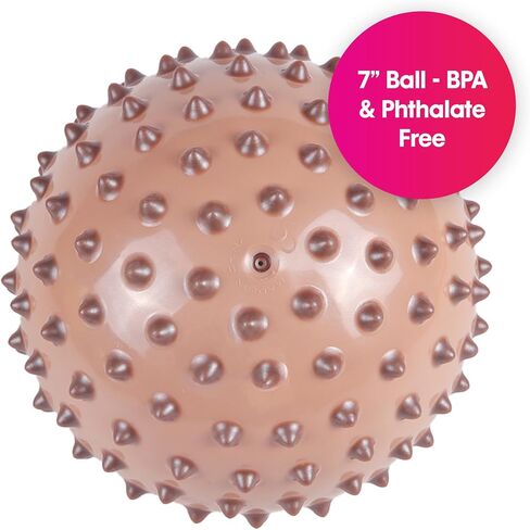 Edushape The Original Sensory Ball for Baby - 7" Baby Ball That Helps Enhance Gross Motor Skills for Kids Aged 6 Months & Up - Vibrant, Colorful and Unique Toddler Ball in Saudi Arabia