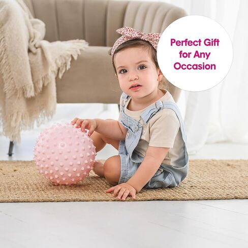Edushape The Original Sensory Ball for Baby - 7" Baby Ball That Helps Enhance Gross Motor Skills for Kids Aged 6 Months & Up - Vibrant, Colorful and Unique Toddler Ball in Kuwait