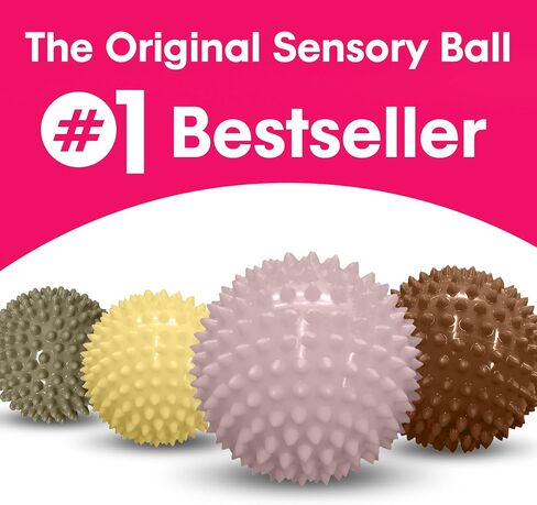Edushape The Original Sensory Ball for Baby - 7" Baby Ball That Helps Enhance Gross Motor Skills for Kids Aged 6 Months & Up - Vibrant, Colorful and Unique Toddler Ball in Kuwait