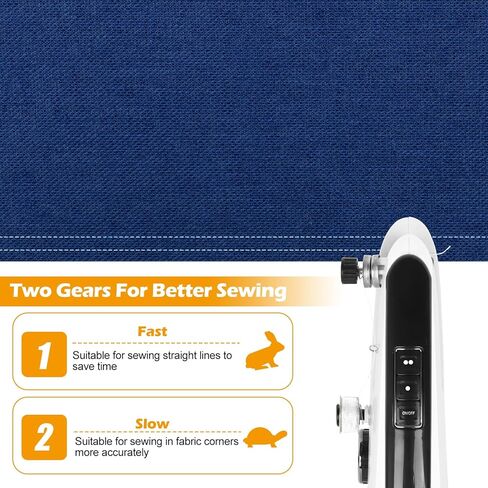 ماكينة خياطة محمولة للمبتدئين، ماكينة خياطة صغيرة مع سرعتين للخياطة السريعة، ماكينة خياطة محمولة لمختلف الأقمشة، مناسبة للاستخدام المنزلي والسفر in Kuwait