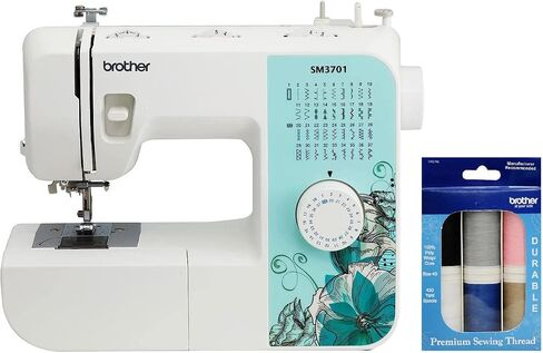 Brother SM3701 37-Stitch Free Arm Sewing Machine and 5300A Hardcase for Carrying and Storage in Saudi Arabia