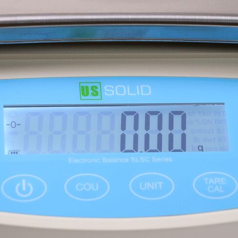 ميزان الدقة الإلكتروني الصلب الأمريكي 0.01 جرام، منفذ RS232، بطاريات AC100V-240V/4xDC1.5V (1200 جرام) in Saudi Arabia