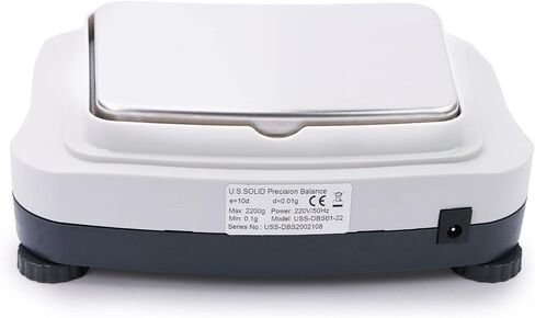 ميزان الدقة الإلكتروني الصلب الأمريكي 0.01 جرام، منفذ RS232، بطاريات AC100V-240V/4xDC1.5V (1200 جرام) in Saudi Arabia