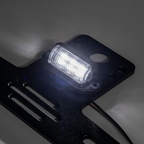 WeiSen X3 Plug & Play License Plate Bracket with Light & Auxiliary Power Plug/Harness LED License Holder Frame Mount Compatible with 2017+ Can Am Maverick X3 in Saudi Arabia