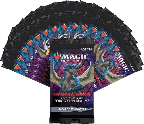 Bundle of 1 Adventures in The Forgotten Realms MTG Set Booster Box + 1 Dungeons & Dragons Essentials Kit (D&D Box Set) in Saudi Arabia