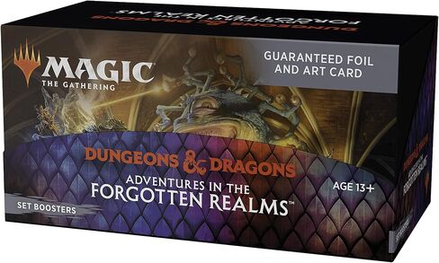 Bundle of 1 Adventures in The Forgotten Realms MTG Set Booster Box + 1 Dungeons & Dragons Essentials Kit (D&D Box Set) in Saudi Arabia