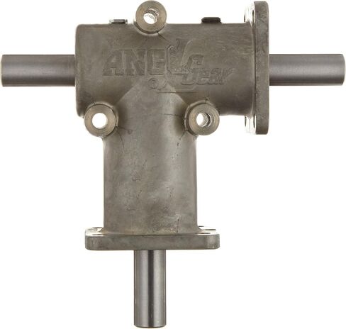 محرك تروس مخروطي بزاوية قائمة R3300 Anglgear، تركيب عالمي، عمودان للإخراج، شفتان، بوصة، قطر العمود 5/8 بوصة، نسبة 1:1، 1.21 حصان عند 1750 دورة في الدقيقة in Kuwait