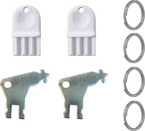 Paper Towel Dispenser Key Set,4 Pack Toilet Paper Dispenser Keys with Key Ring in Saudi Arabia