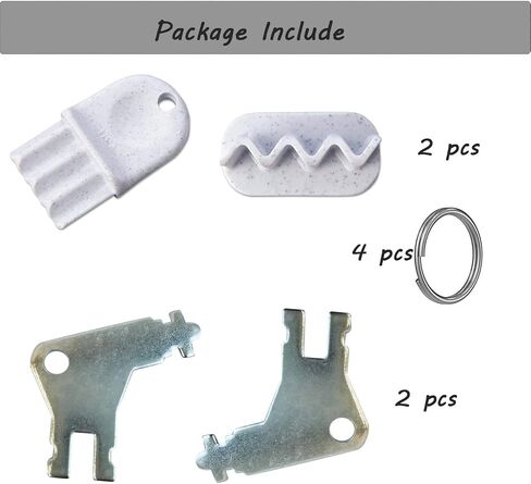 Paper Towel Dispenser Key Set,4 Pack Toilet Paper Dispenser Keys with Key Ring in Saudi Arabia