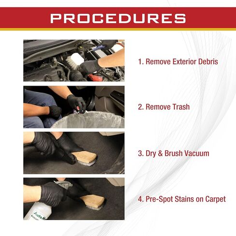 Auto Magic Fabric & Carpet Cleaner for Hot or Cold Water Extraction Machines - 128 Fl Oz in Kuwait