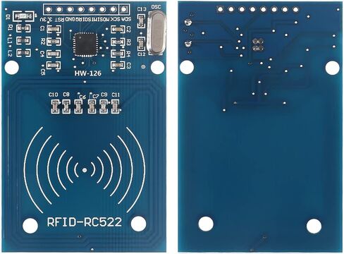 4Pcs RC522 RFID Module Kit RF RC522 Reader IC Card Sensor Module with S50 White Card and Key Ring RFID Sensor Module in Saudi Arabia