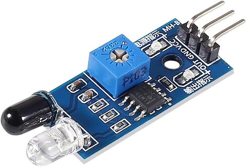 18pcs IR Infrared Obstacle Avoidance Sensor Module 3.3V-5V 3 Pin Reflective Photoelectric Sensor Module DIY Kit in Saudi Arabia