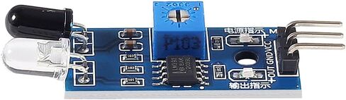 18pcs IR Infrared Obstacle Avoidance Sensor Module 3.3V-5V 3 Pin Reflective Photoelectric Sensor Module DIY Kit in Saudi Arabia