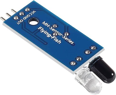 18pcs IR Infrared Obstacle Avoidance Sensor Module 3.3V-5V 3 Pin Reflective Photoelectric Sensor Module DIY Kit in Saudi Arabia