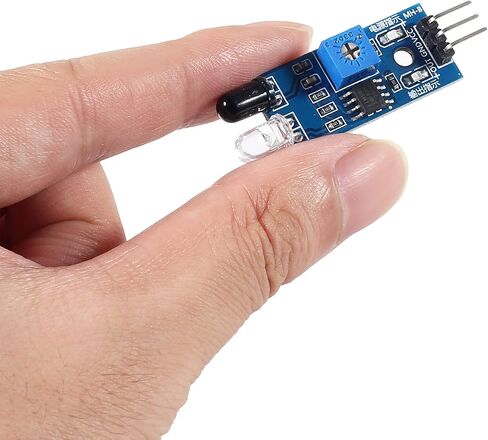 18pcs IR Infrared Obstacle Avoidance Sensor Module 3.3V-5V 3 Pin Reflective Photoelectric Sensor Module DIY Kit in Saudi Arabia