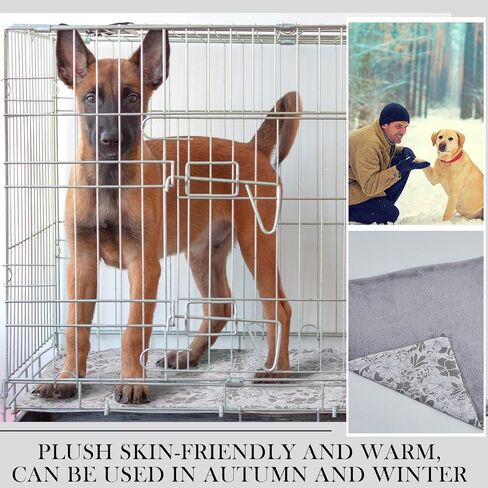 VitalCozy 42" x 28" Washable Dog Crate Pan Cover in Saudi Arabia