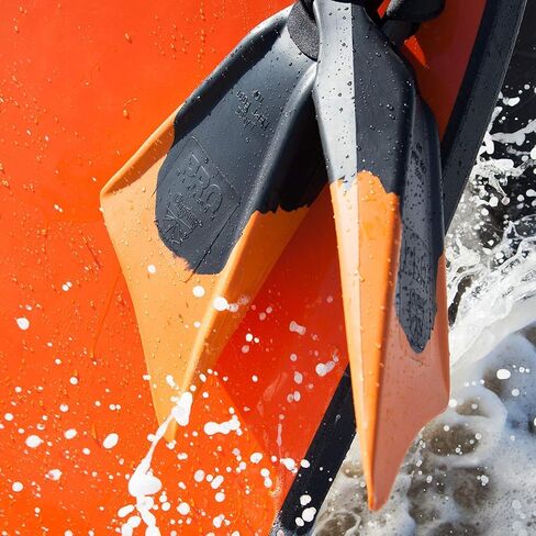 Makapuu Pro Swimfins - Black/Orange in Saudi Arabia