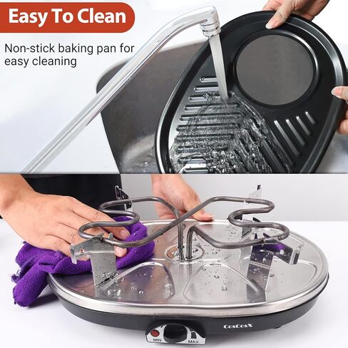 مجموعة أواني الفوندو، مجموعات أواني الفوندو الكهربائية مع شواية شواء، شواية شواء كورية محمولة مع لوحة شواء راكليت، 8 شوك فوندو، 8 مقالي صغيرة غير لاصقة للتحكم في درجة الحرارة لـ 8 أشخاص in Kuwait