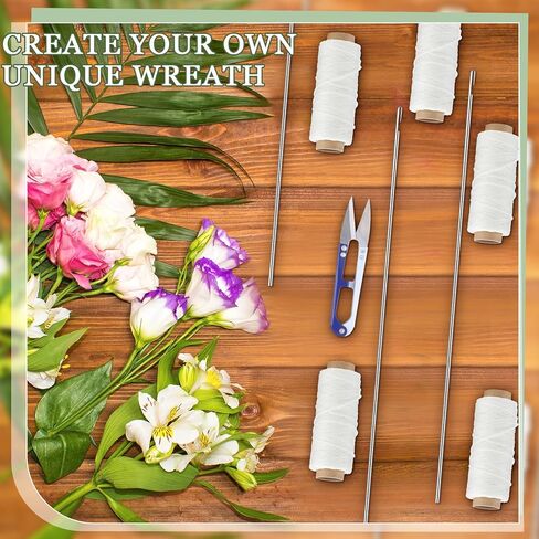 Leriton 13 Pcs Lei Needle Kit 14'', 12'', 9.1'' Needle Lei Making in Kuwait